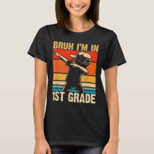 Camiseta Rapaz Batido de 1º ano Bruh Estou em 1rua