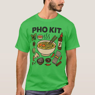 Camiseta Rapaz da comida vietnamita Pho Kit
