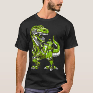 Camiseta Rapaz da Ficção Científica Futurística Robótica do