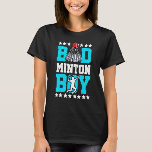 Camiseta Rapaz de Badminton Definição Substantivo Peteca Ba