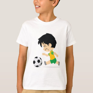 Camiseta Rapaz do futebol