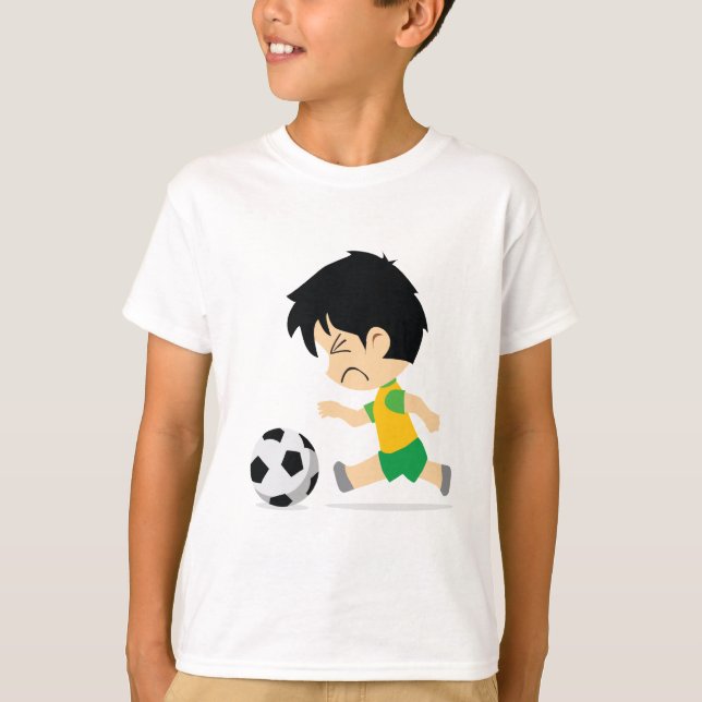 Camiseta Rapaz do futebol (Frente)