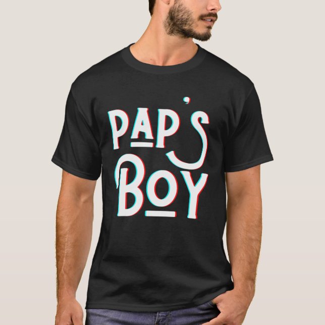 Camiseta Rapaz do Pap Engraçado Vovô Pai Homem Filha Bo (Frente)