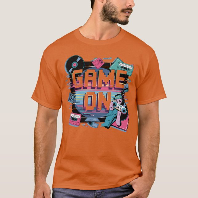 Camiseta Rapaz do pulso do jogo (Frente)