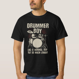 Camiseta Rapaz Drummer  Presente do tambor