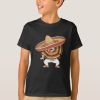 Rapaz Mexicano Dabbing Poncho Cinco de Mayo