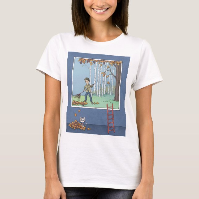 Camiseta Rapaz raking deixa T-Shirt (Frente)