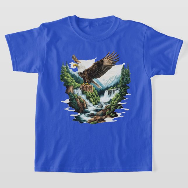 Camiseta Rapazes amantes da águia (Postura )