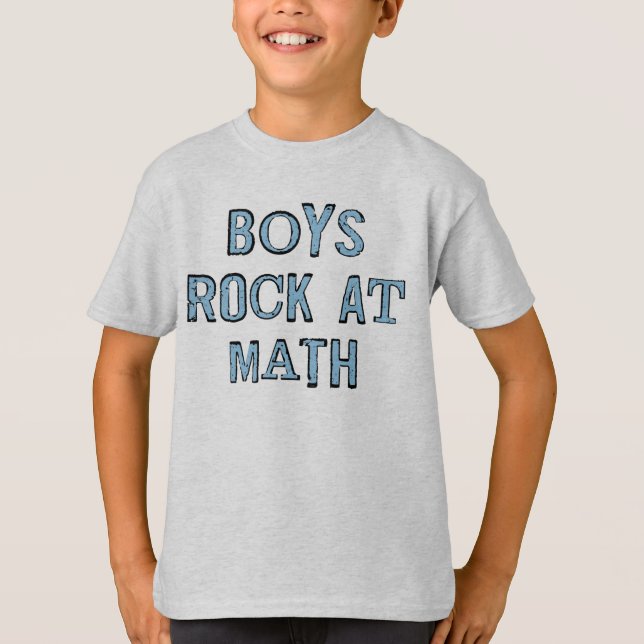Camiseta Rapazes Balançam Na Matemática (Frente)