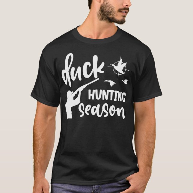 Camiseta Rapazes caçadores de patos (Frente)