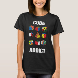 Camiseta Rapazes de Cubo Cubo Quebra-cabeça de Velocidade