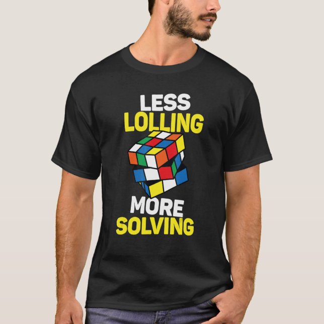 Camiseta Rapazes de Cubo Cubo Quebra-cabeça de Velocidade (Frente)