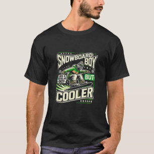 Camiseta Rapazes de Snowboarding Snowboarder Amante de Snow