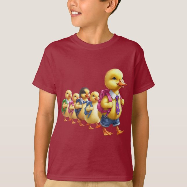 Camiseta Rapazes de volta para a escola (Frente)