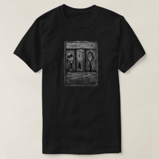 Camiseta Rapazes de xilogravura