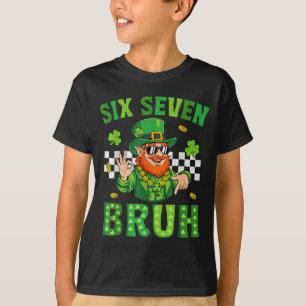 Camiseta Rapazes dia de são patrício seis sete bruh 6 7 san