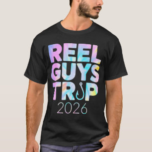 Camiseta Rapazes do Carretel de Tie Dye Viagem de Pesca 202