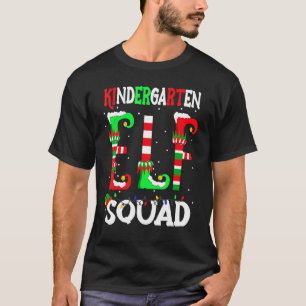 Camiseta rapazes do infantário do elfo do pelotão de Natal