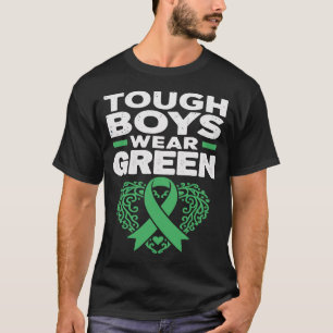Camiseta Rapazes Durões Usam Fita de Apoio Verde Homens Rap