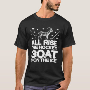 Camiseta Rapazes Hockey Com Hóquei Em Gelo