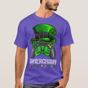 Camiseta Rapazes Jogo Jogador Shamrock Dia de São Patrício