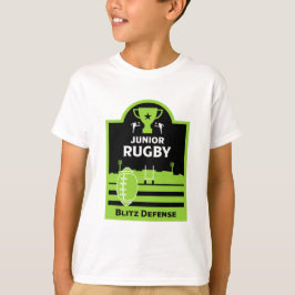 Camiseta Rapazes Júnior de Rugby Jogadores de T-Shirt