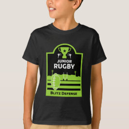 Camiseta Rapazes Júnior de Rugby Jogadores de T-Shirt
