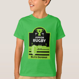 Camiseta Rapazes Júnior de Rugby Jogadores de T-Shirt