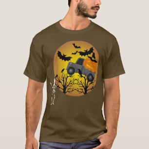 Camiseta Rapazes Monstro do Halloween Pumpkin Mummy a bat h