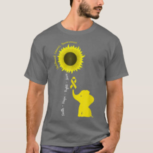 Camiseta Rapazes Sunflower, elefantes, jovens conscientes d