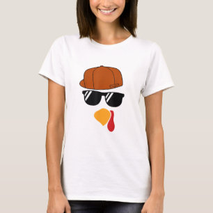 Camiseta Rapazes Turquia Enfrentam Óculos De Aquecimento Do