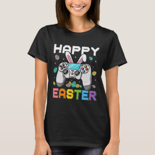 Camiseta Rapazes Videos games do Dia do Felz pascoa Bunny G