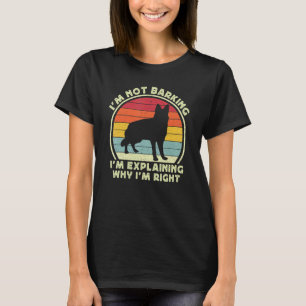 Camiseta Rapazes Vintage Cachorro Pastor Alemão Engraçado P