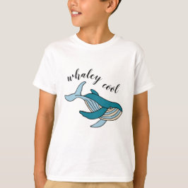 Camiseta Rapazes Whaley Cool Oceano Baleia
