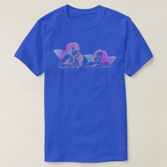 Camiseta Raphael Angels Cherubs Multicolor Fine Art Renaiss (Frente do Design)