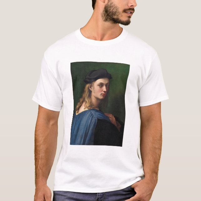 Camiseta Raphael Raffaello Bindo Altoviti famous painting (Frente)