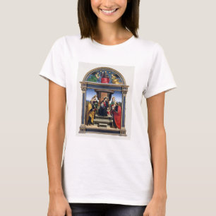 Camiseta Raphael Raffaello Madonna e Child Enthroned