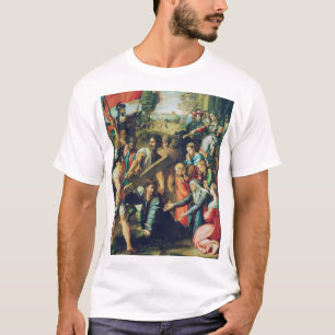 Camiseta Raphael Spasimo Christ Caindo Sob a Cruz Arte