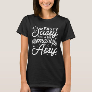 Camiseta Rápida, atrevida e um pouco convencida Mãe de Kart