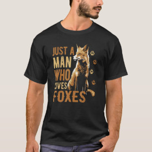 Camiseta Raposa Apenas Um Homem Que Ama Raposa Vermelha Rap