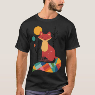 Camiseta Raposa Arco-Íris