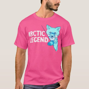 Camiseta Raposa Árctica Legenda Antártica Raposa Raposa Árc