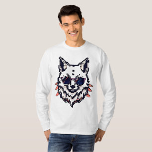 Camiseta Raposa Árctica Pixel