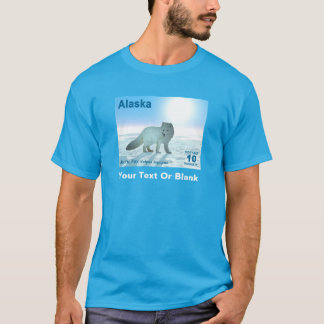 Camiseta Raposa Árctica - Pocena do Alasca