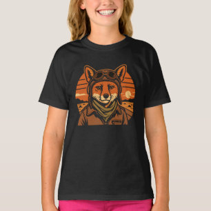 Camiseta Raposa Aviadora Asas Foxídicas Voadoras