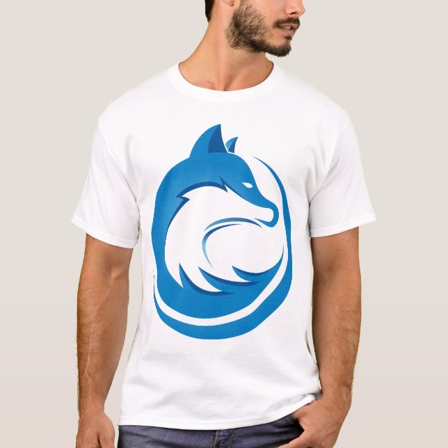 Camiseta Raposa Azul (Frente)