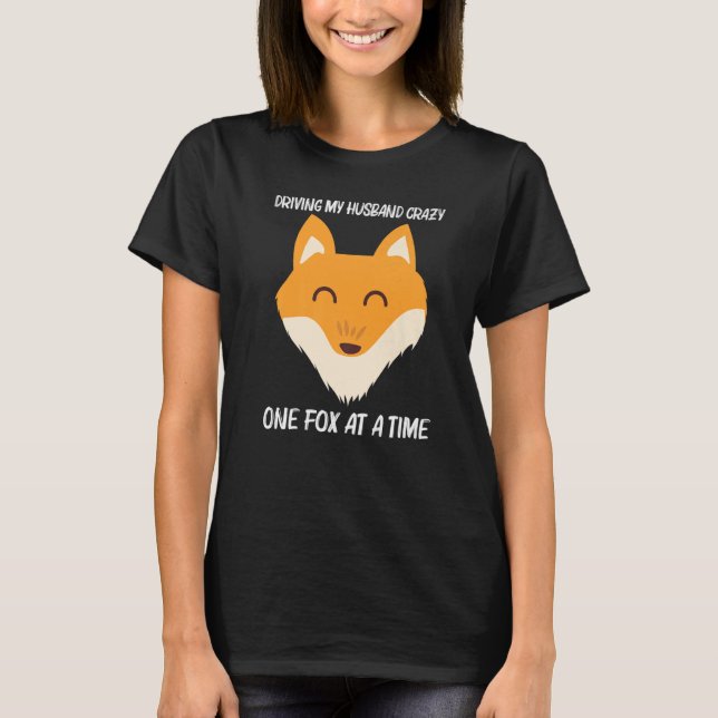 Camiseta Raposa Bela Para Mulheres Mãe Animais De Companhia (Frente)