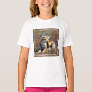Camiseta Raposa Cinzenta Jovem no Parque Nacional Torres De