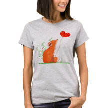 Raposa Coca-Cola Segurando Um Balão Cardíaco