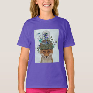 Camiseta Raposa com Barra de Borboleta